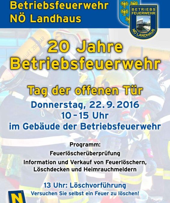 20 Jahre BTF Landhaus NÖ